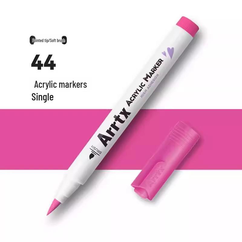 Arrtx Artesian Acrylmarker - Weiche Spitze, Wasserfest, 30 Lilatöne für DIY & Graffiti.