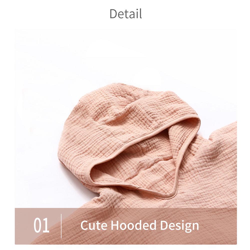 Dětská osuška s kapucí Bavlněné osušky s kapucí Ručníky do koupele na plážovou sprchu pro děti ve věku 0-6 let