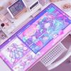 NEEDY GIRL OVERDOSE Mouse Pad Kawaii Anime Girl Large Non-slip Rubber Mousepad XXL Computer Gaming Accessories Keyboard Desk Mat