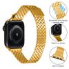 For Apple Watch Series 10 42mm/9 8 7 41mm/SE (2023) SE (2022) SE 6 5 4 40mm/3 2 1 38mm Stainless Steel Honeycomb Magnetic Buckle Strap
