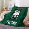 Jaylen Brown 7 And Jayson Tatum 0 Boston Celtics Basketball Player Blanket Personalized Name Themed Flannel Blanket For Sofa Bed Travel Camping And