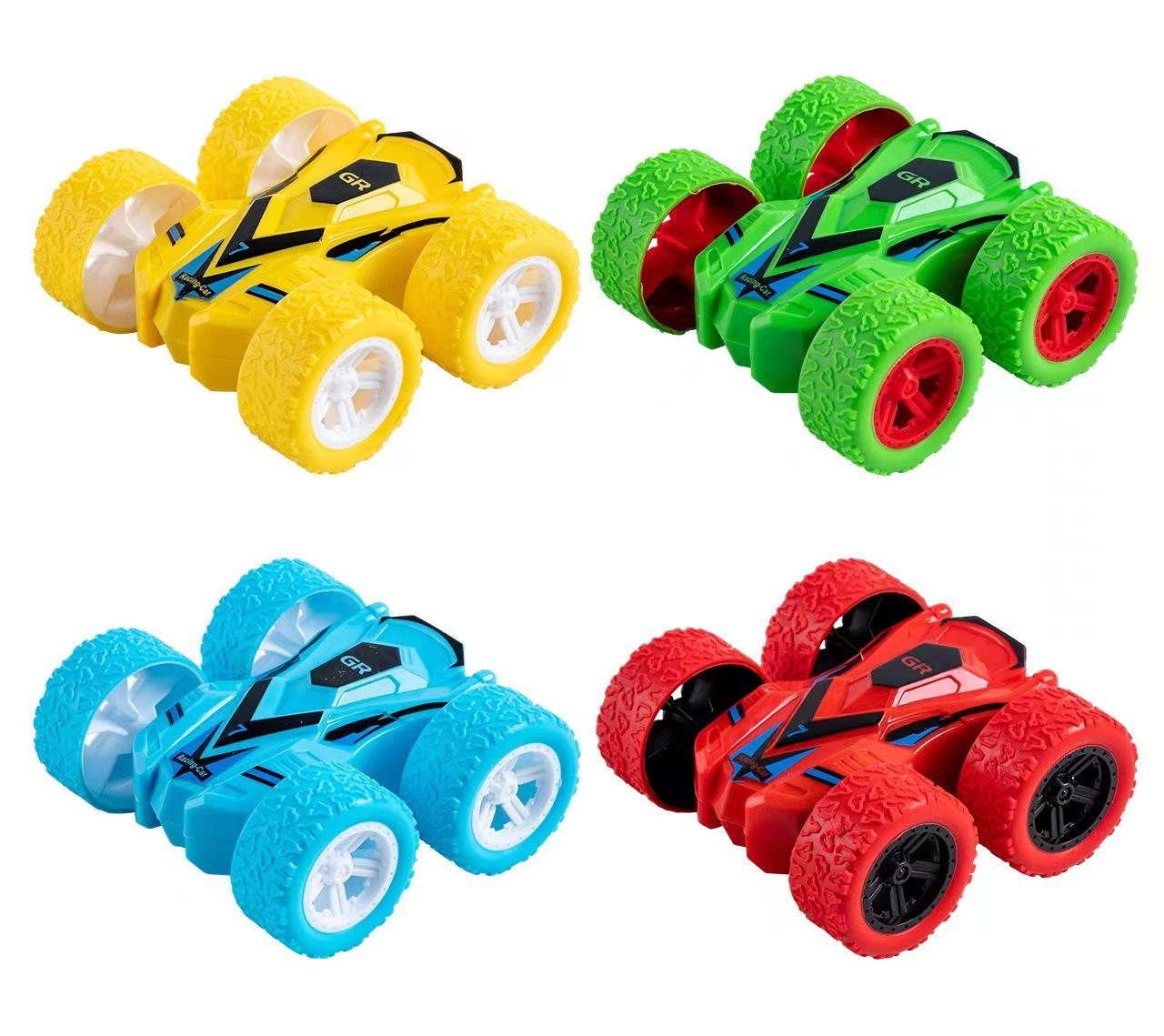 

Children s Double-Sided Four-Wheel Drive Stunt Car: Drifting and Pull-Back Off-Road Vehicle