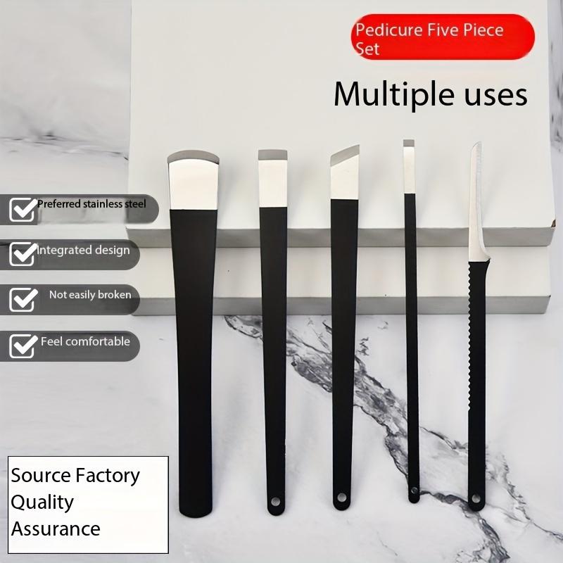 Professional Ingrown Toenail Callus Remover Kit 8PC Stainless Steel Pedicure Tools for Hard Skin Care Nail Knife Blade