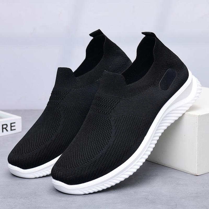 Fashion Men's casual shoes 2025 summer sports shoes with soft soles anti slip and breathable old Beijing cloth shoes for men