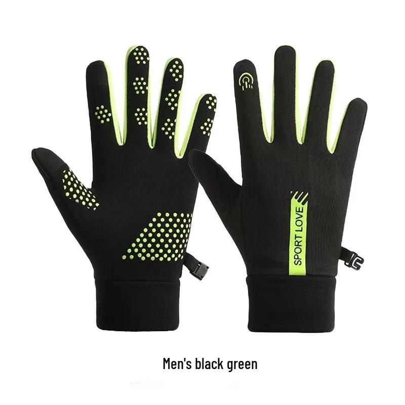 Windproof Fleece-Lined Gloves: Non-Slip, Touchscreen, Warm Cycling & Driving Gloves for Women & Men