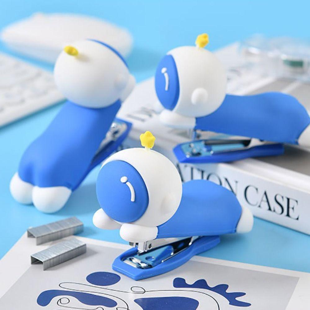 Use 10# Staples Stapler Panda/Astronaut/Dinosaur Stapling Machine  Bookbinding Supplies