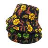 Spring and Summer Polyester Print Bucket Hat Fisherman Hat Outdoor Travel Sun Cap for Girl and Women 196