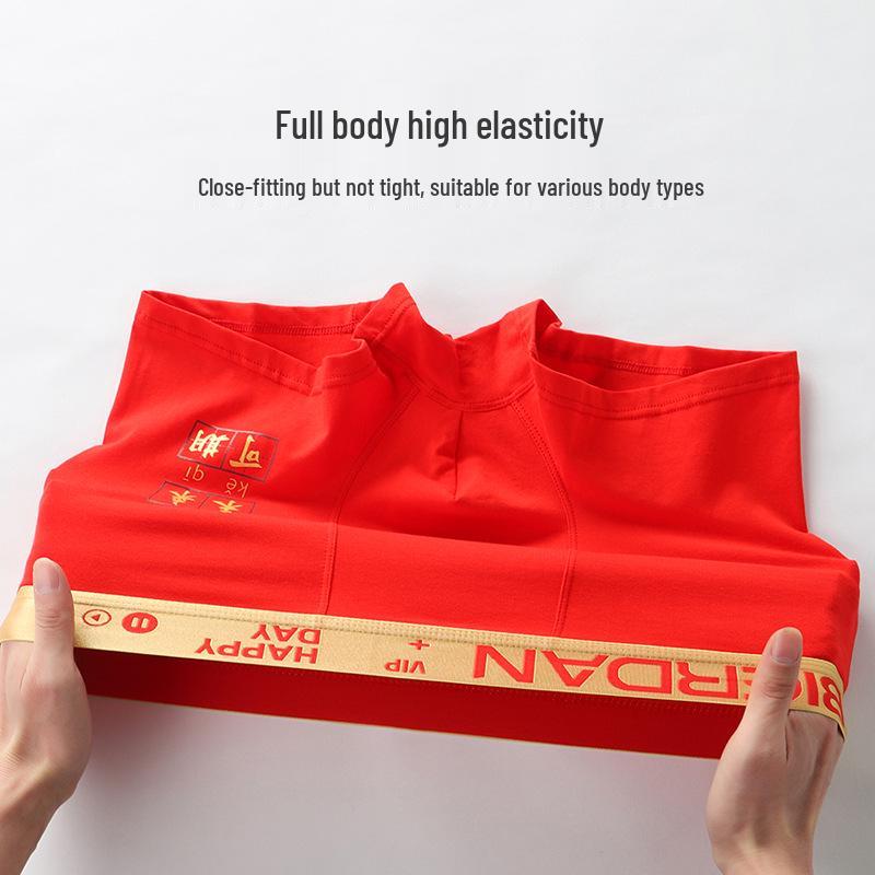 Red Teen Boxer Briefs for Boys