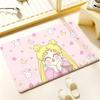 Hot Anime S-Sailor M-Moon Floor Mat Cozy Flannel Soft Thick Non-Slip Mat For Living Room Bedroom Kitchen Decor Rugs