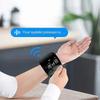 Rechargeable Wrist Blood Pressure Monitor with Large Display & Voice Broadcast, Automatic Digital Tensiometer for Home Use, Indoor Outdoor Portable