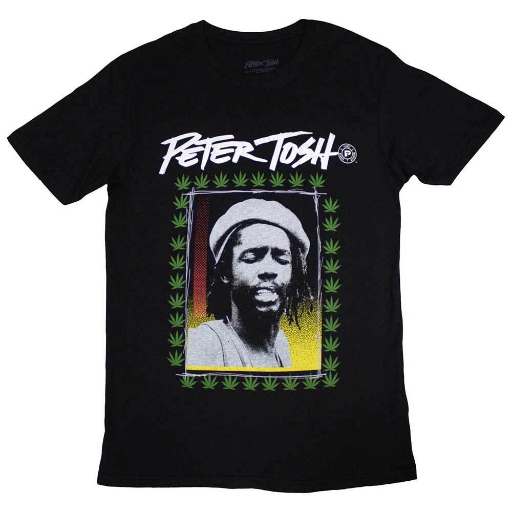 Peter Tosh Unisex T-Shirt: Leaf Frame (Large) 2XL