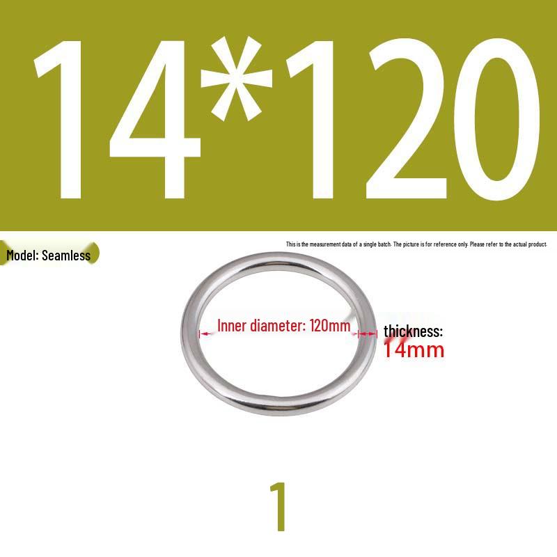 304 Stainless Steel Seamless O-Ring for Lifting and Hammock Yoga Connection