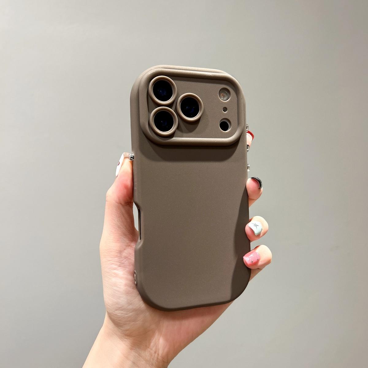 

Cute Oval Soap Soft Silicone Candy Phone Case For For Iphone 17 Air 16 15 14 Plus 13 12 11 Pro XR X S Max Round Plating Button Cover For iphone 17Pro