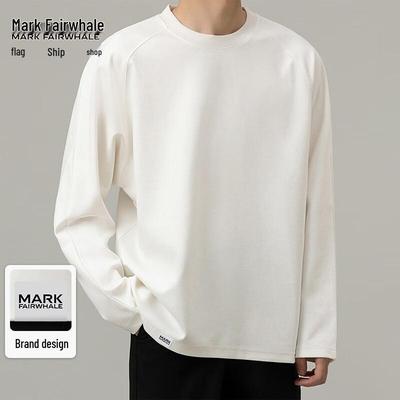 Men's Loose Fit Long-Sleeve Crewneck T-Shirt