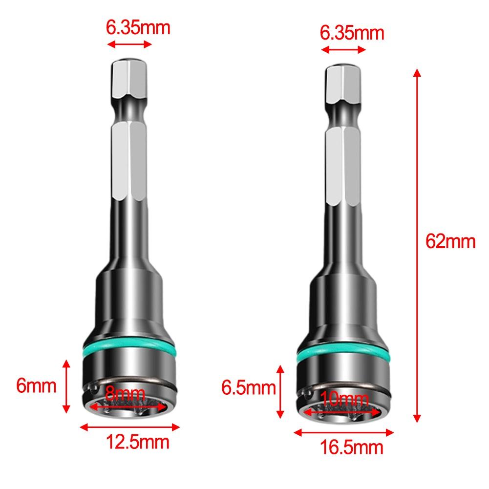Driver Magnetic Nut Hex Socket Screwdriver Adapter Ratchet Wrench Socket