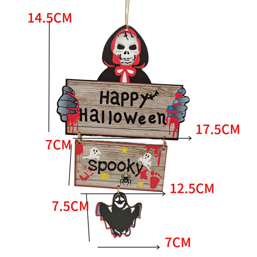 Halloween Opknoping Teken Voordeur Plaque Ambachten Veranda Outdoor Party