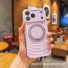 Applicable To iPhone11PROMAX Ripple Liquid Silicone Mobile Phone Case Apple 11 Rotating Magnetic Bracket Protective Case