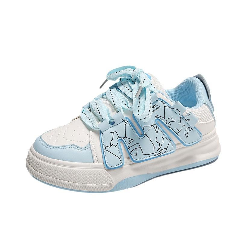 Damenschuhe Kirschblütenpuder Damen Sommer neue vielseitige Board-Schuhe Damen Nischen-Brot-Schuhe