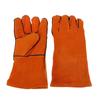 Cowhide Double-Layer Welding Gloves - Heat-Resistant, Wear-Resistant, and Full Leather for Welders Protection