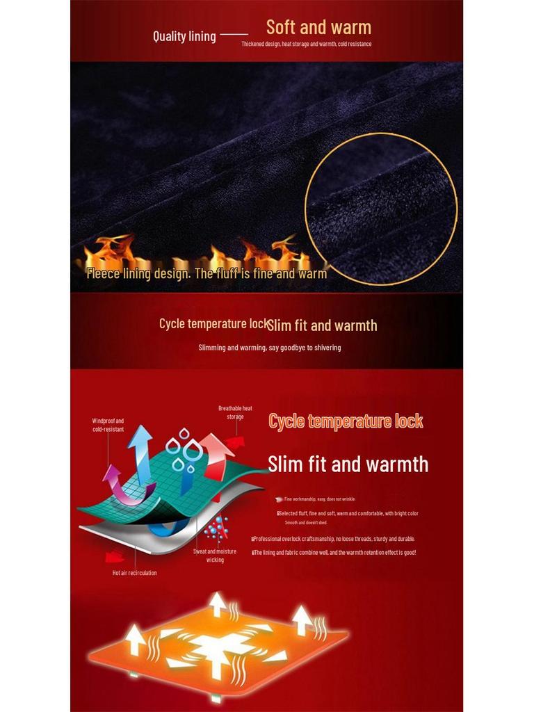 Men's Autumn-Winter Knit Cardigan: Thickened Velvet Sweater for Middle-aged and Elderly Dads and Grandpas.