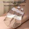 Plus  Size Ladies Spring and Autumn Pure Cotton Extended Crotch High Waist Midwaist Briefs