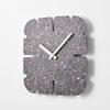 Lemnos Paneco Analog Wall Clock, Made of Recycled Fiber Board, PANECO CLOCK HIL22-11 B MID Slit Corner