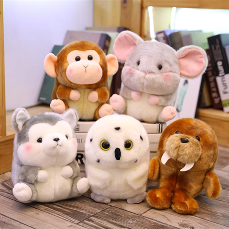 Plüsch Panda Kaninchen Hamster Pinguin Plüschtier Stofftier Simulation Tier Weiche Puppe Schwein Plüschtier Ball Geburtstags Weihnachtsgeschenke