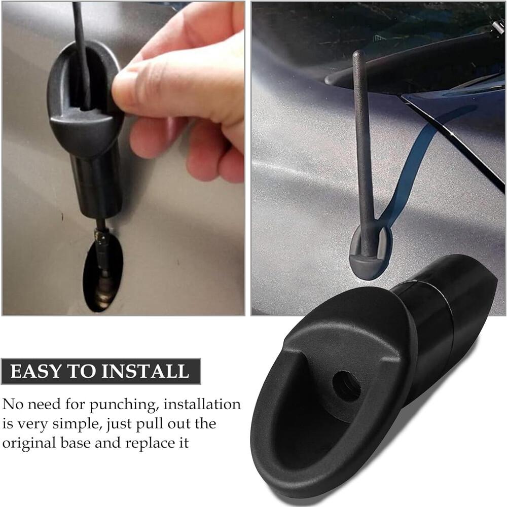 For Toyota Tundra 07-13 Antenna Bezel Ornament Manual Radio Black 86392-0C040 AM