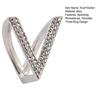Scarf Button Sparkling Rhinestones Three-Ring Scarf Buckle Versatile Scarf Shawl Fastener Fashion Accessory