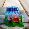 Personalized Custom Name Blanket - Peppa Pig Print Design,Blanket for Sofa,Bed,Travel,Camping - Soft and Warm, Great Gift