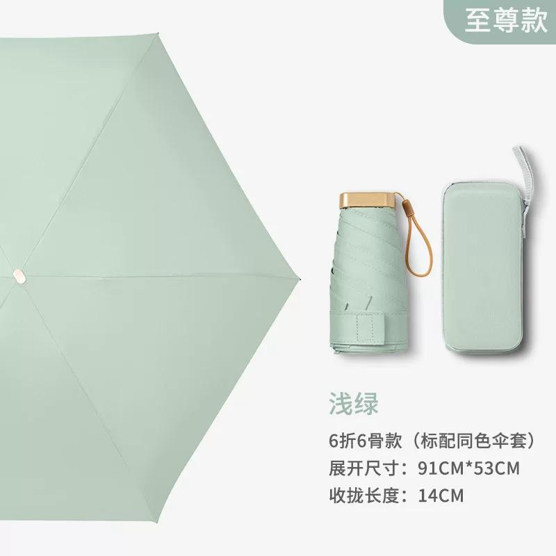 Dual-Use Umbrella for Women, Sun Protection, Uv Protection, Pocket Umbrella, 40% off Flat Sun Umbrellas, Compact Sunshade Umbrella