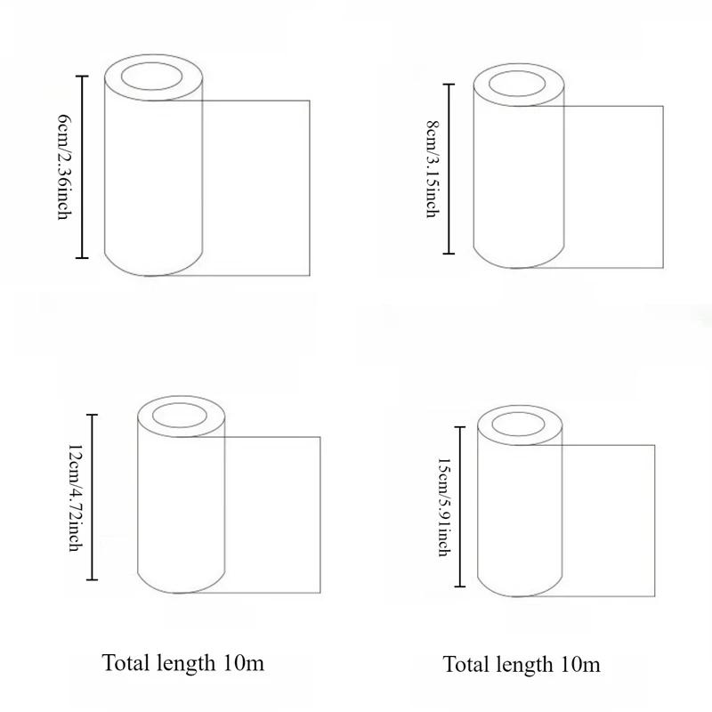 1 Stück Hohe Transparenz Mousse Kuchen Rand 5m PP Keine Rohe Kante Popping Paste Kuchenverpackung Dekoration Backverpackung
