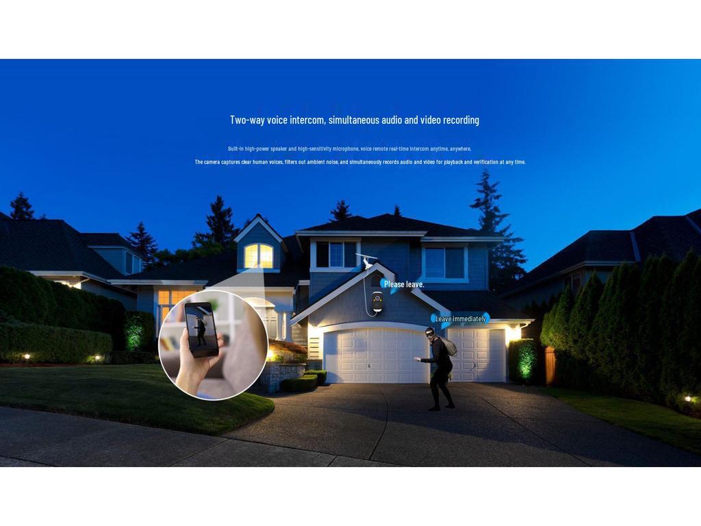 BG55 4G Solar-Powered WiFi Camera with Built-in Battery