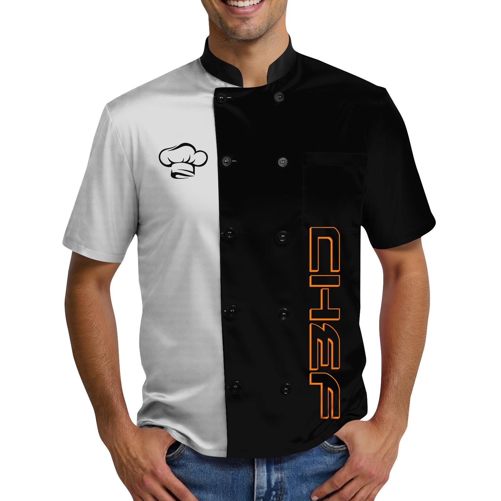 

Популярные элементы принта шеф-повара мужская униформа шеф-повара M белый