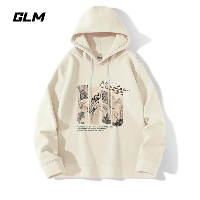 

GLM Men s Loose-Fit Hooded Sweatshirt with JGL Art Print 4XL