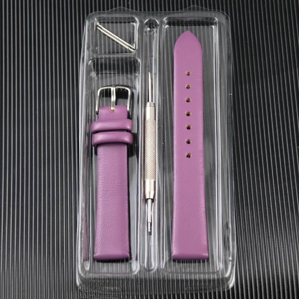 Boxed Waterproof Genuine Leather Watch Strap with Palm Print (Sizes 8-24 Mm)