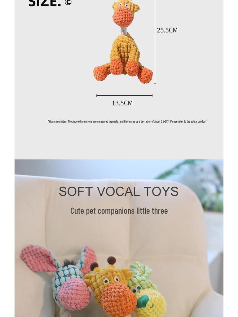 Plyšová hračka pro psy Shiba Inu odolná proti kousání pro střední/velká plemena - Uvolňuje nudu a spotřebovává energii