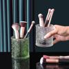 Makeup Brushes Storage Holder Cosmetic Box for Countertop Home Table Green