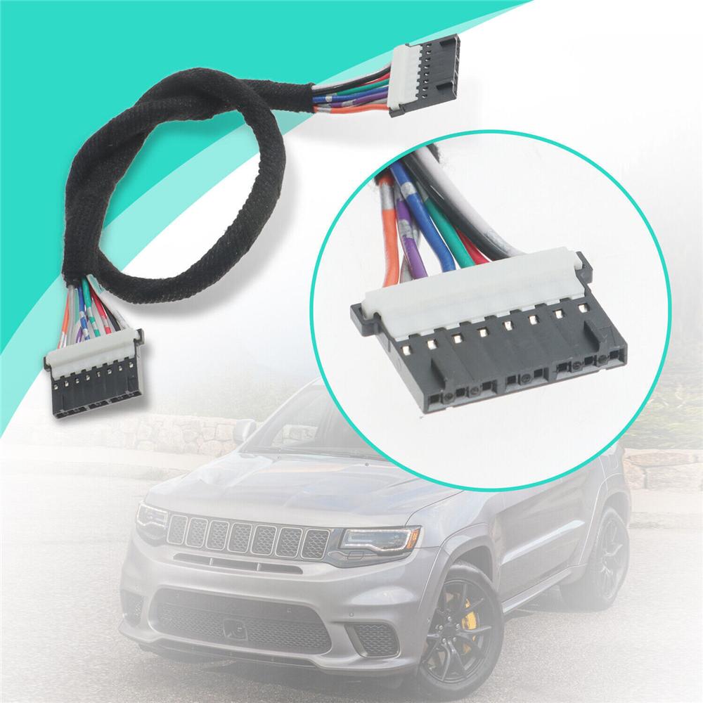 Silver Shifter Bezel with Harness Kit Fit for 2014-2018 Jeep Cherokee 5YD27XSAAA