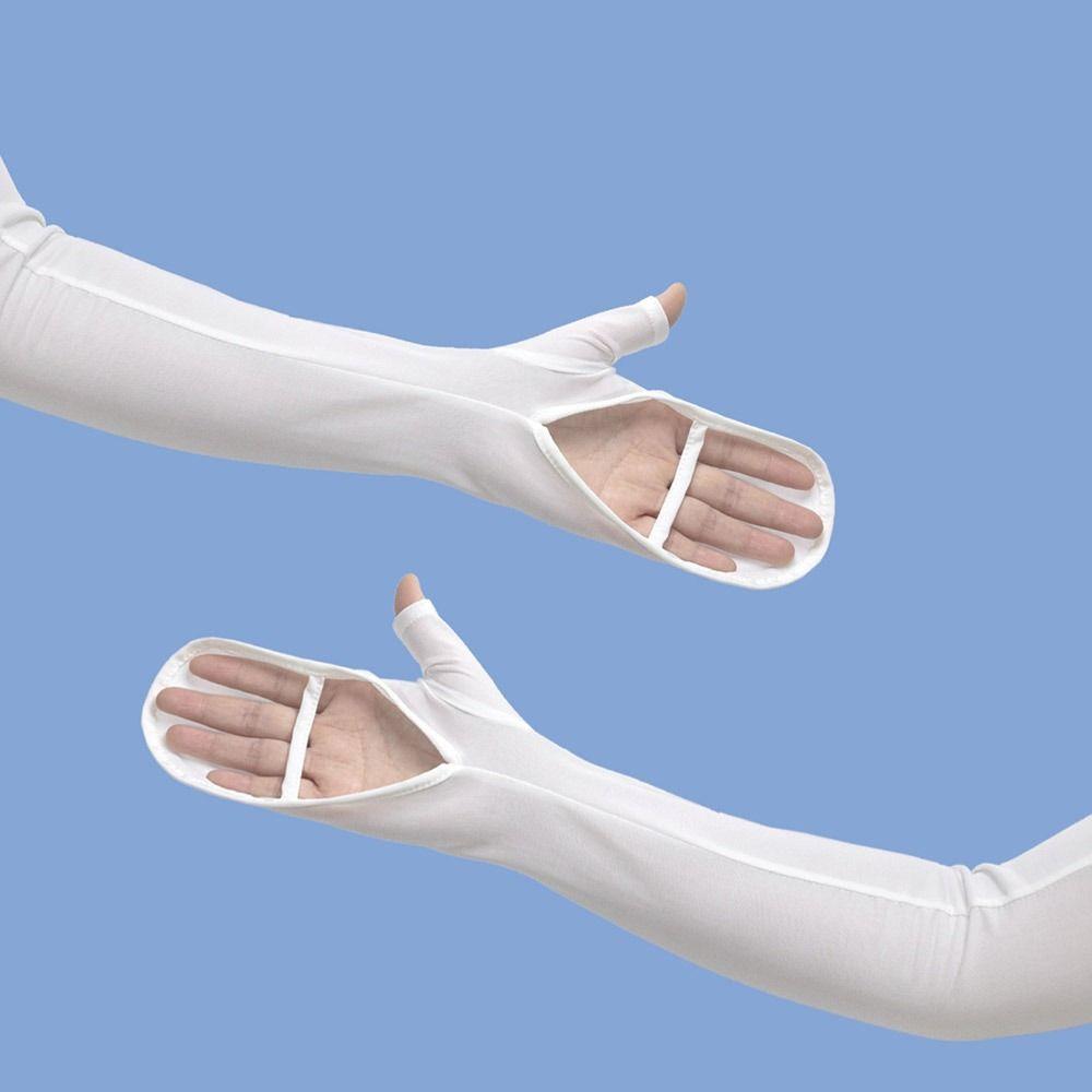 Breathable Summer Sunscreen Gloves Driving Fishing Cycling Sleeves Men Women Basketball Running