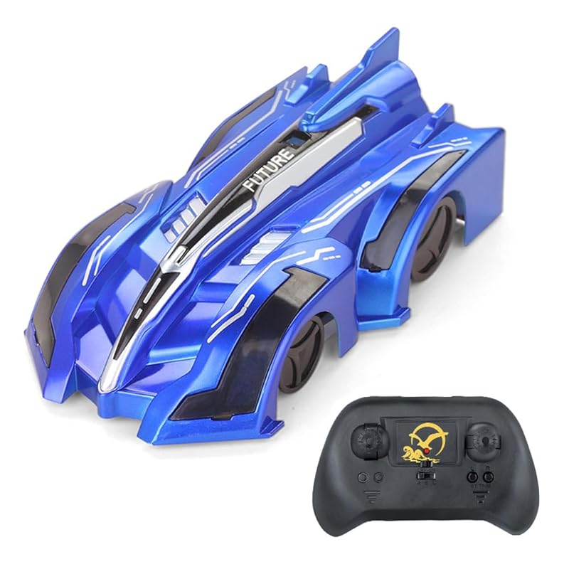 

[official] aero break Run through walls and ceilings radio control radio controlled car car For kids (blue)