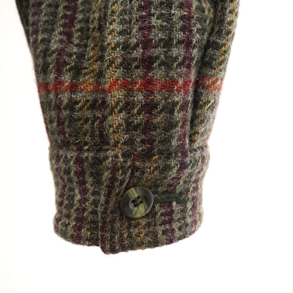 Dunhill 80s Vintage Italian Wool Blend Overall Handle Shawl Collar Blouson Men's Used