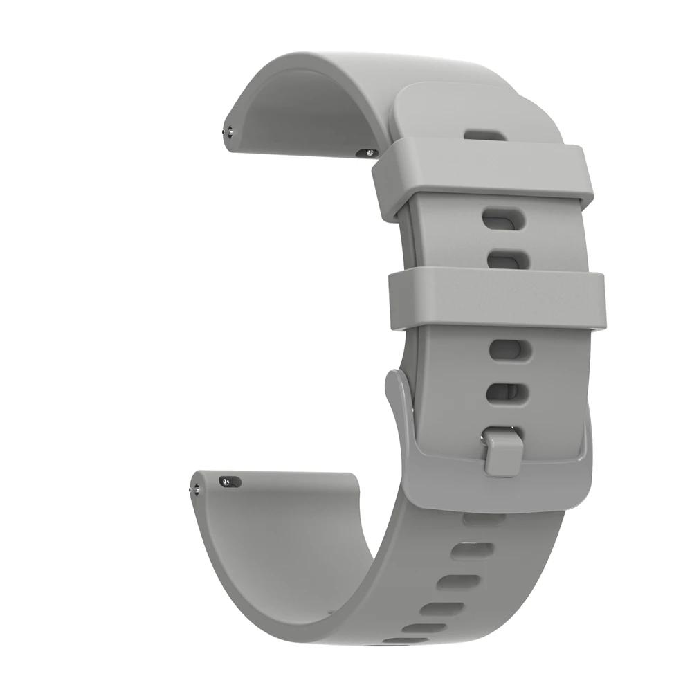 

Soft Silicone Strap For Xiaomi Watch Color 2 Band For Xiaomi Mi Watch S2 S1 Pro Replacement 20mm 22mm Sports Breathable Bracelet 20mm серый