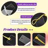 Rectangular Bookmarks Acrylic Bookmarks Blank Bookmarks Tassels Set for Student