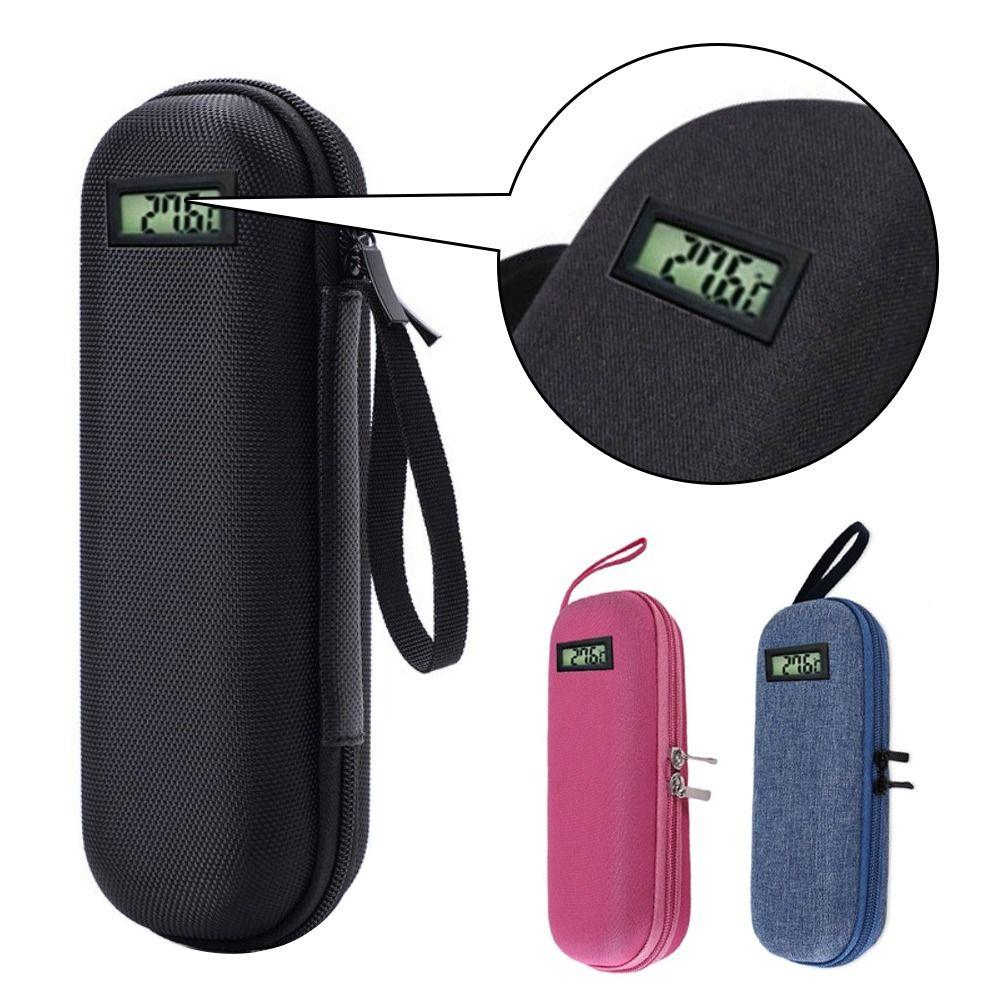 Thermometer Display Insulin Cooler Travel Case Cooling Thermal Insulated Refrigerated Medicine Organizer Waterproof