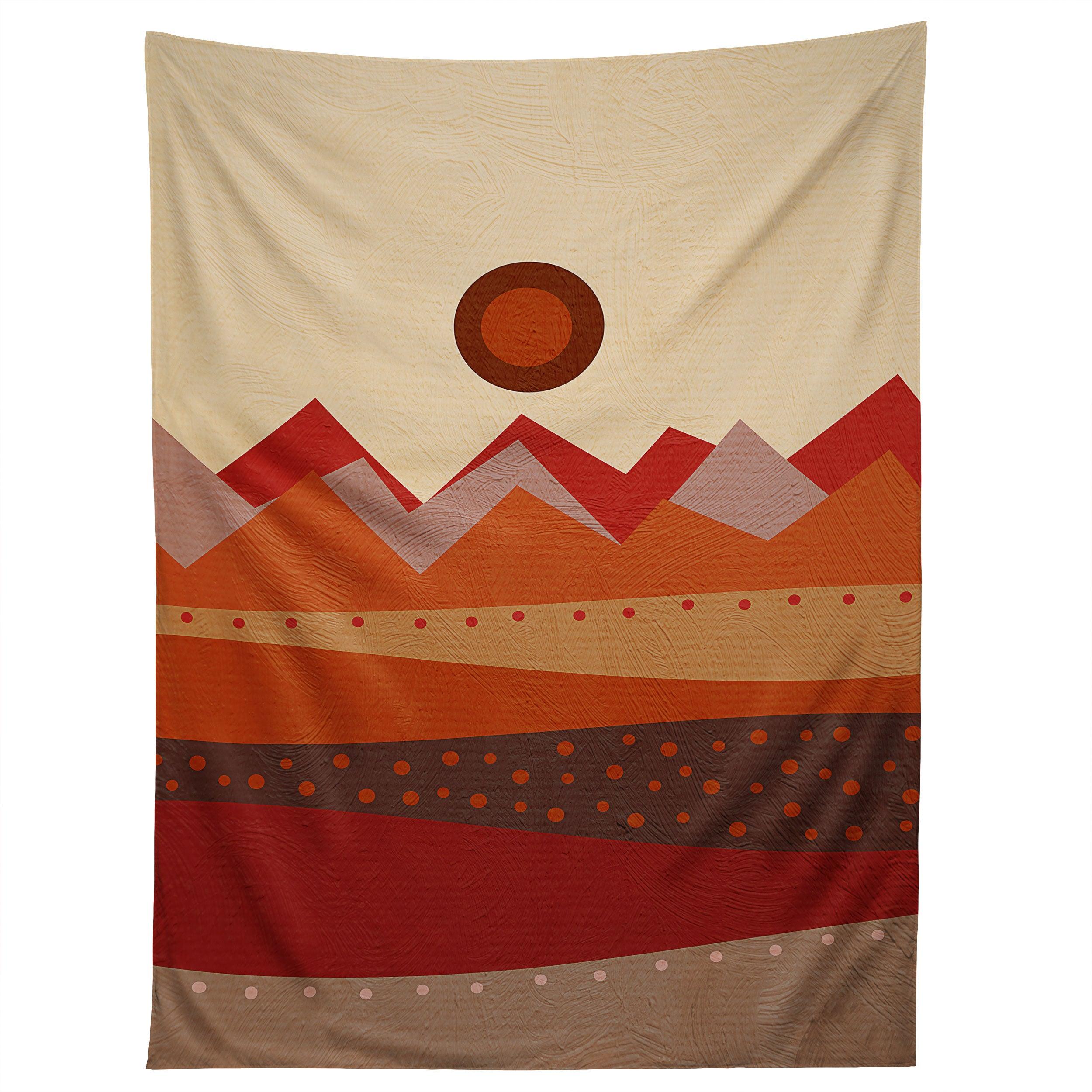 GEOMETRIC LANDSCAPE II tapestry 75x100