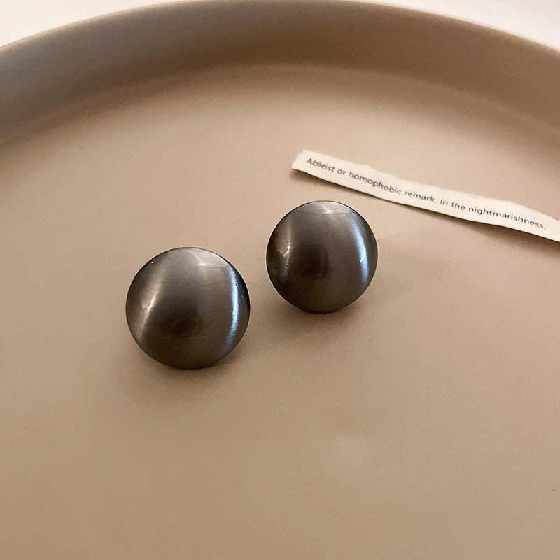 Silver Needle Geometrische Creolen - Fortgeschrittene Mode Koreanischer Ins-Stil