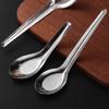 Changbaosen Stainless Steel Flat Bottom Soup Spoons