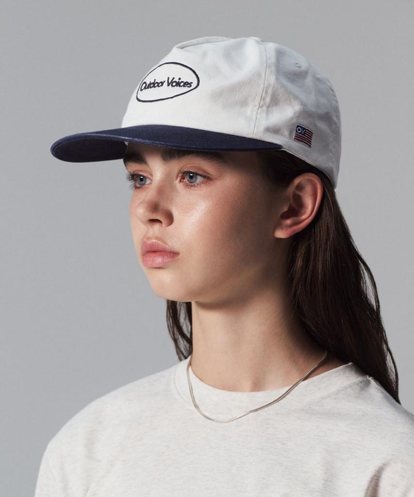 Ausdoeoboiseu Oval Logo 5P Cap (Ivory)