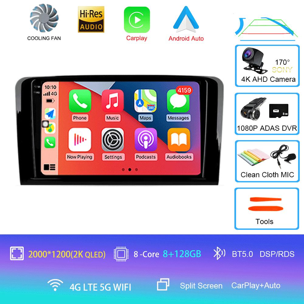 Android 14 Car Radio For Mercedes Benz ML GL ML350 GL320 X164 2005 - 2009 Multimedia Video Player Navigation Stereo GPS